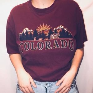 Maroon Mountains Colorado Tee